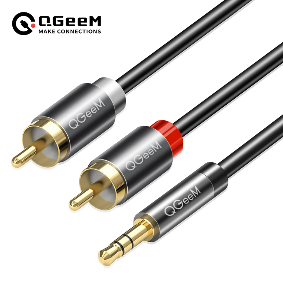 Home Cinema Player - كابل QGeeM RCA، كابل صوتي من