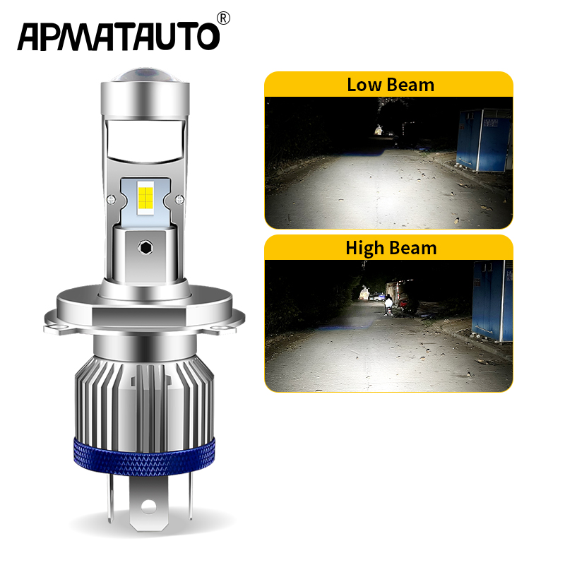 Projector Lamp Replacement - H4 HS1 LED دراجة نارية المصابيح