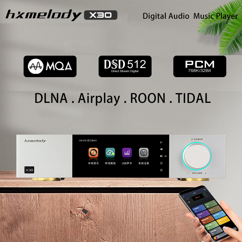 Home Cinema Receiver - Hxmelody X30 المزدوج AK4493SEQ DAC رقاقة