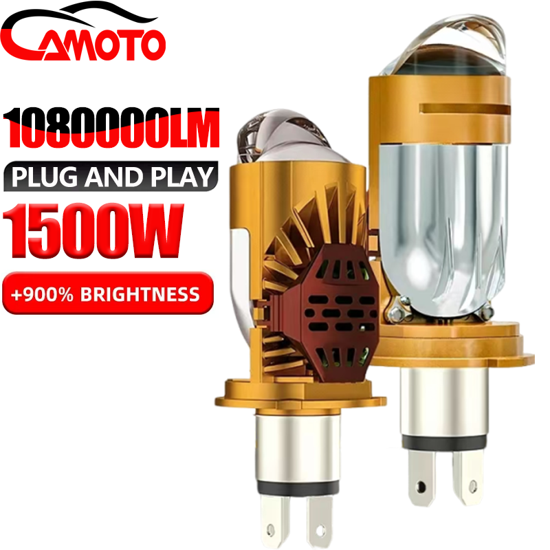 Projector Lamp Replacement - كاموتو ثنائية LED عدسة العارض H4