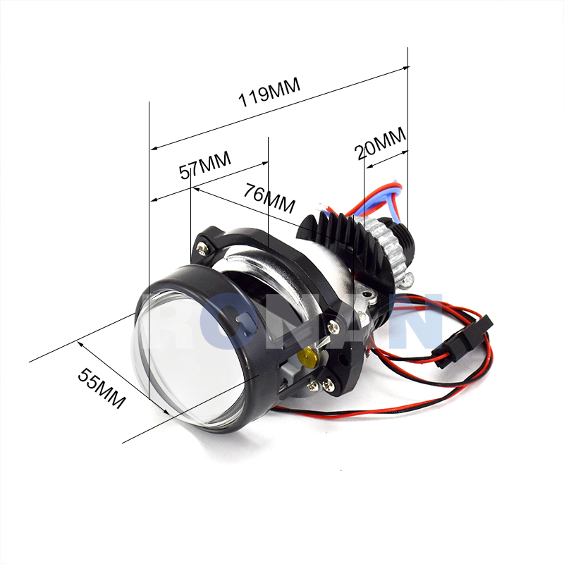 RONAN 2.0 بوصة البسيطة ثنائية  - مراجعة Projector Lamp Replacement وسعره