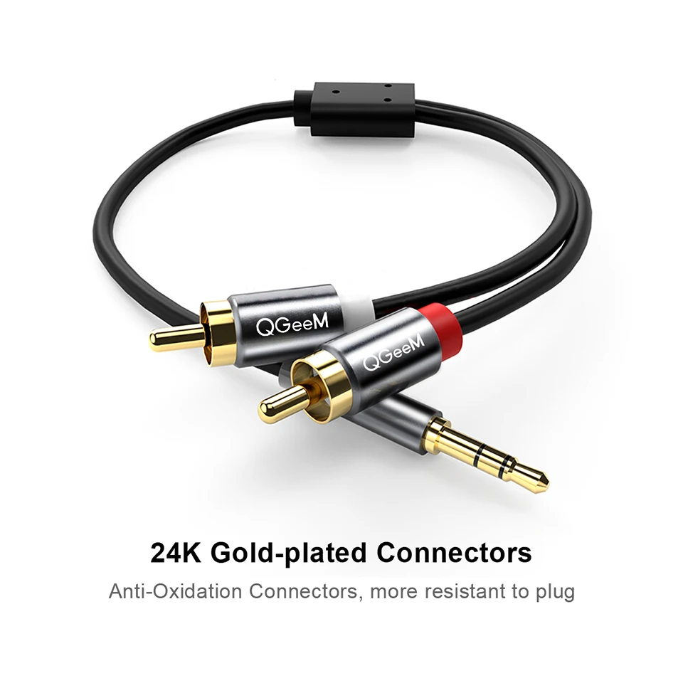 كابل QGeeM RCA، كابل صوتي من 2 - مراجعة Home Cinema Player وسعره