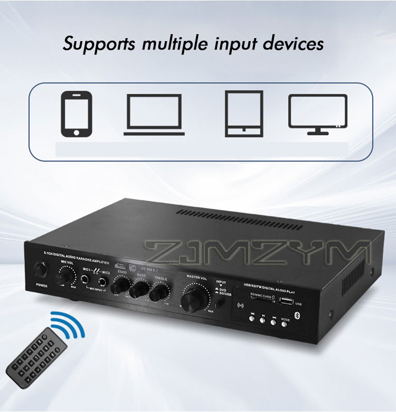 بلوتوث 5.1 مكبر صوت مكبر للصوت - مراجعة Home Cinema Receiver وسعره