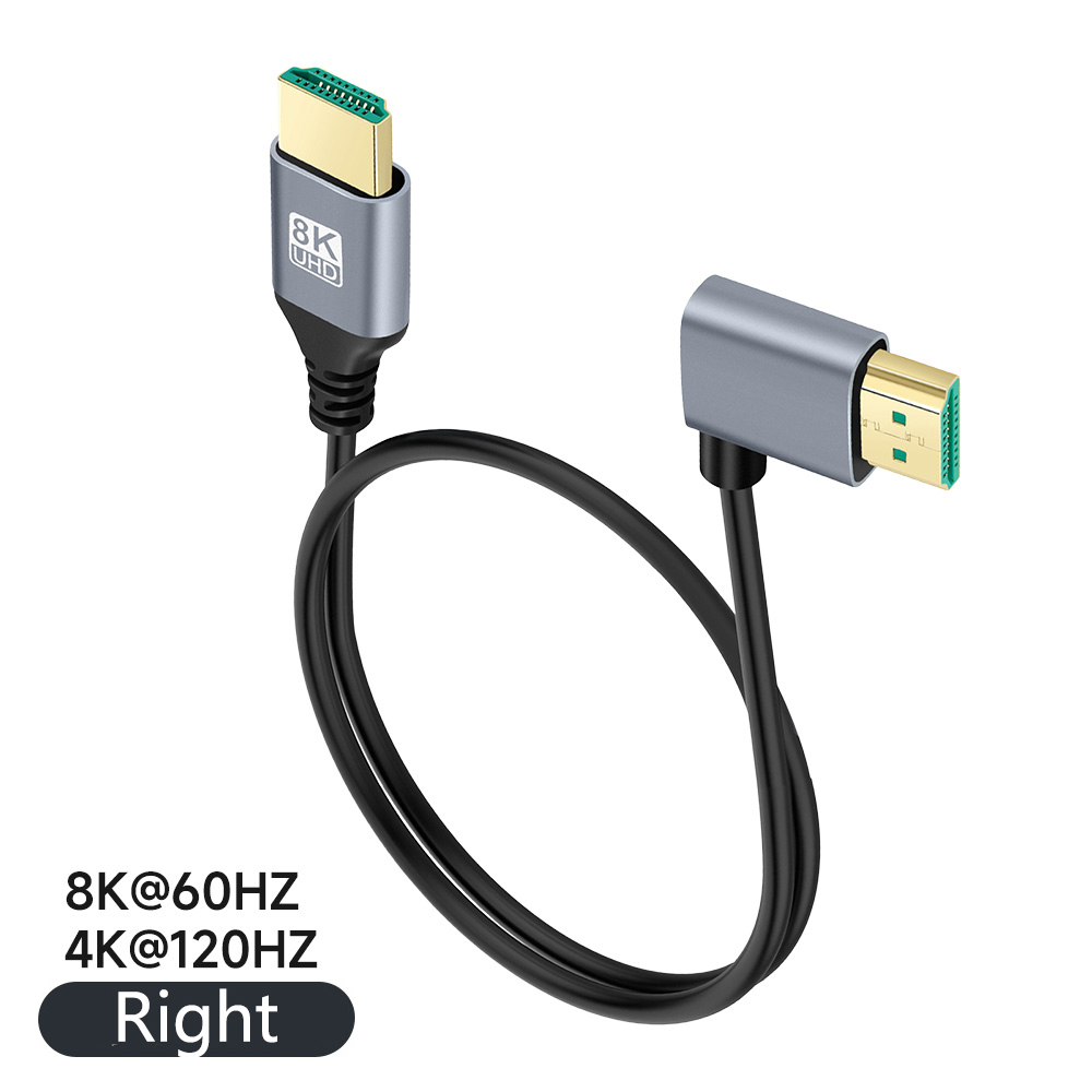 90 درجة HDMI 2.1 فولت وصلة كاب - مراجعة Hdmi Arc Cable وسعره