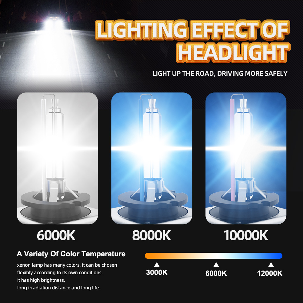 قطعتان من مصابيح زينون HID D1S - مراجعة Projector Lamp Replacement وسعره