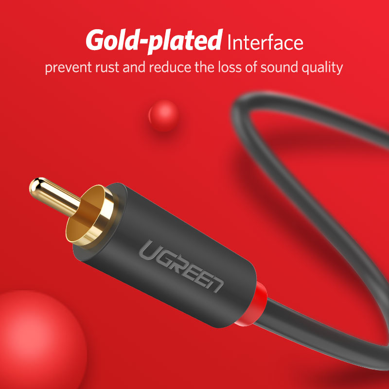 UGREEN 2RCA إلى 2 RCA الذكور إ - مراجعة Home Cinema Player وسعره