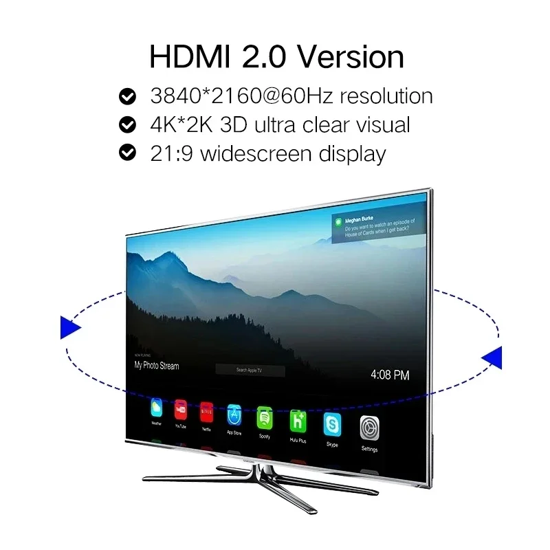4K 60 هرتز HDMI كابل الألياف ا - مراجعة Hdmi Arc Cable وسعره