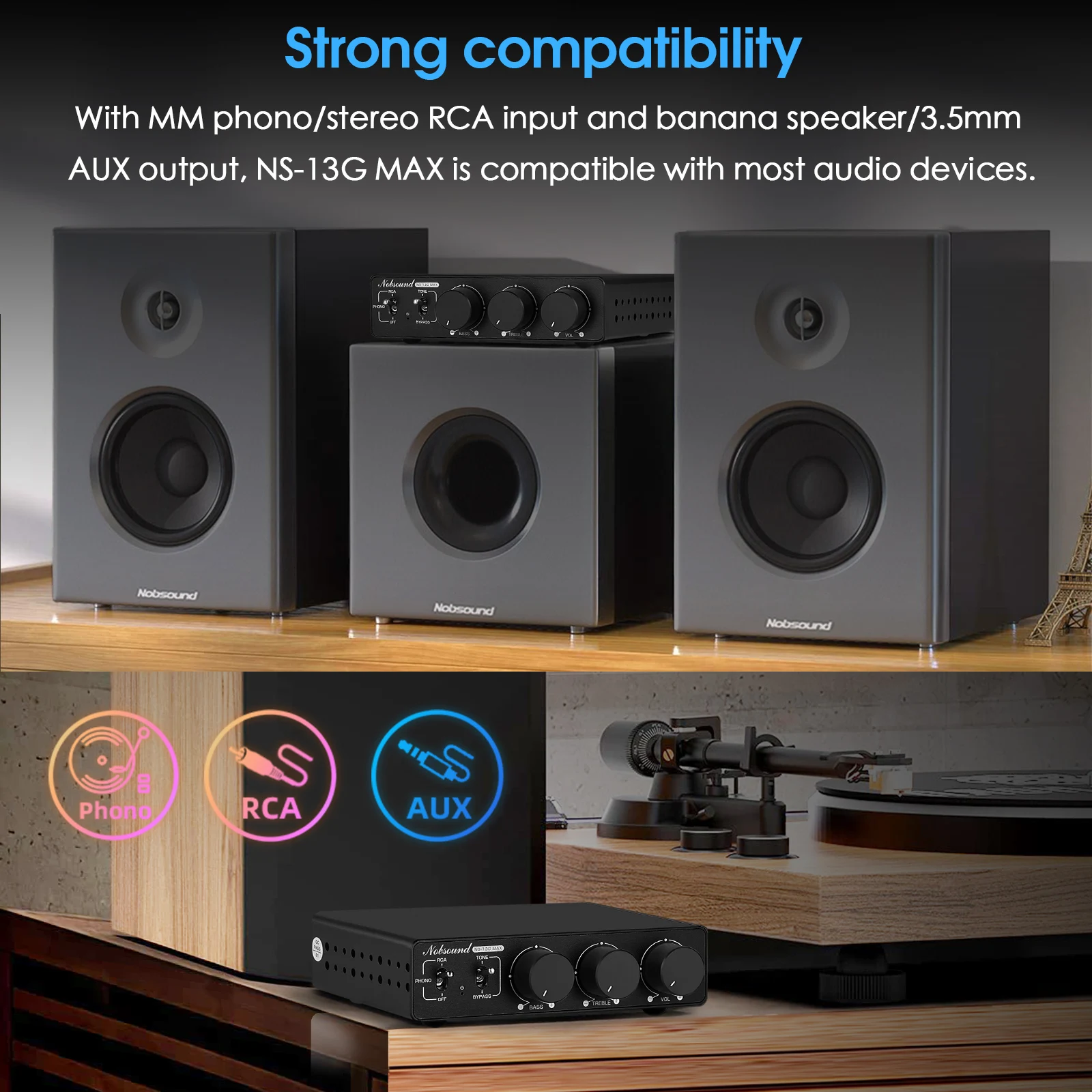مضخم صوت ستيريو Douk Audio NS- - مراجعة Home Cinema Receiver وسعره