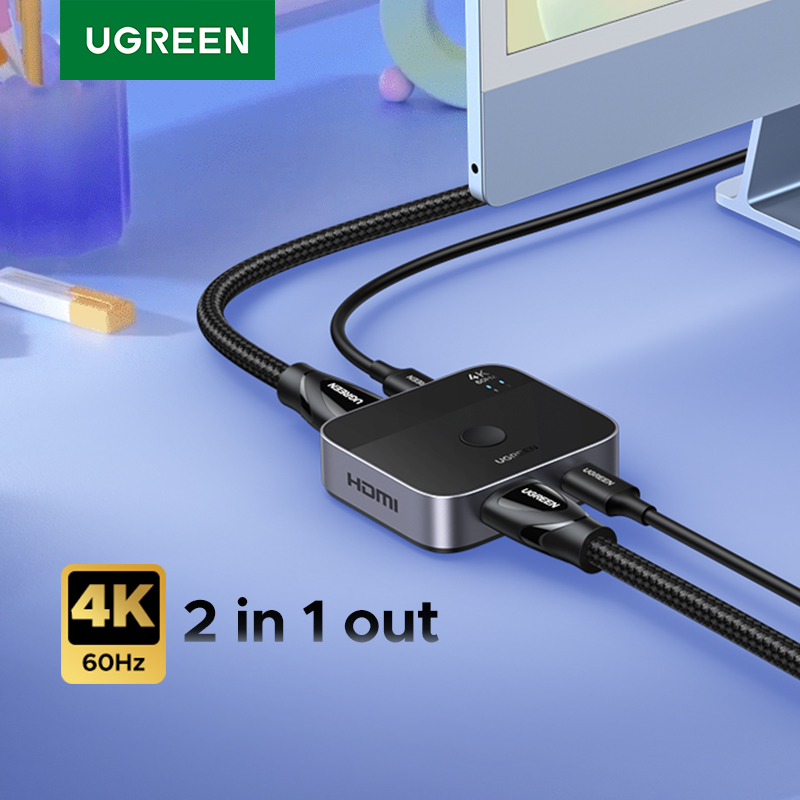 UGREEN HDMI USB C Switch 2 in  - مراجعة Home Cinema Player وسعره
