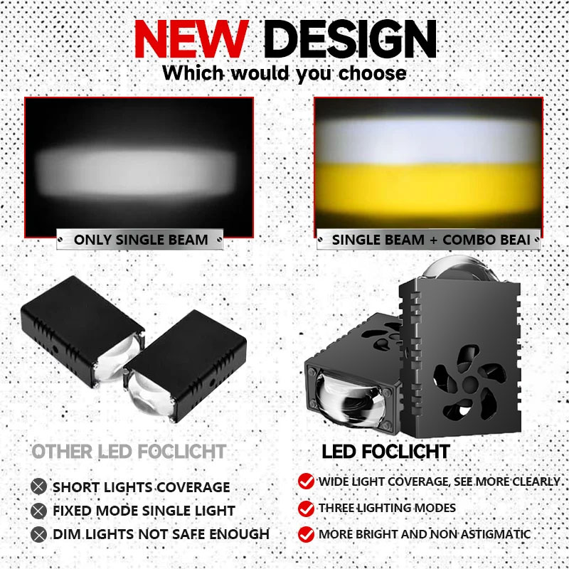 1 قطعة/2 قطعة مصباح قيادة LED  - مراجعة Projector Lamp Replacement وسعره