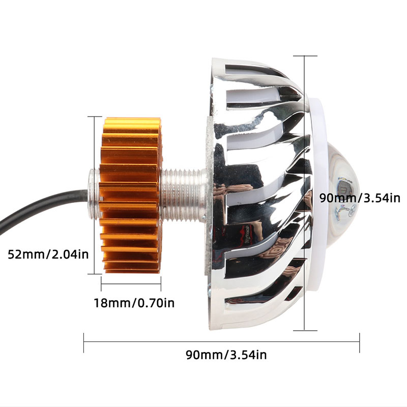 مصباح أمامي مزدوج LED لعيون ال - مراجعة Projector Lamp Replacement وسعره