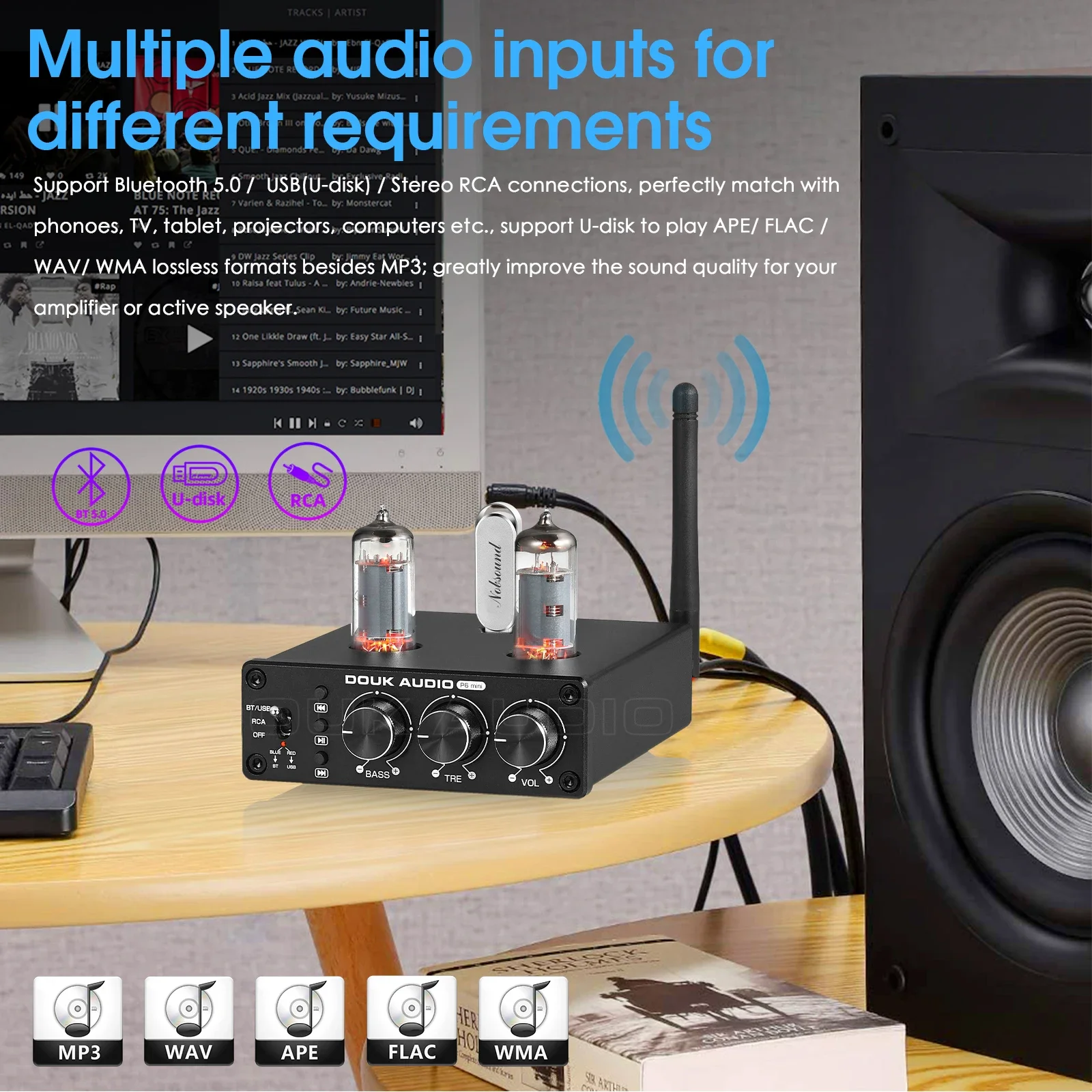 مضخم صوت ستيريو Douk Audio HiF - مراجعة Home Cinema Receiver وسعره