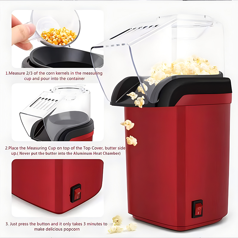 آلة صنع الفشار الأوتوماتيكية ا - مراجعة Popcorn Machine Home وسعره
